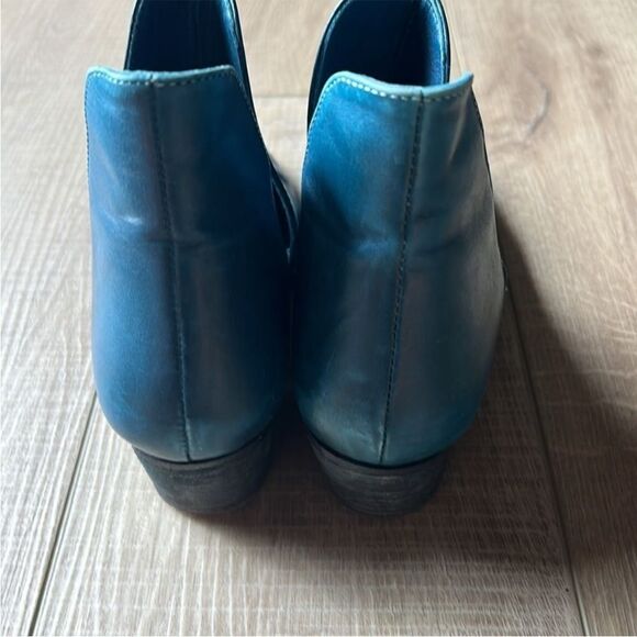 Free People Blue Charm Double V Ankle Boots US 6.5 - Picture 6 of 11